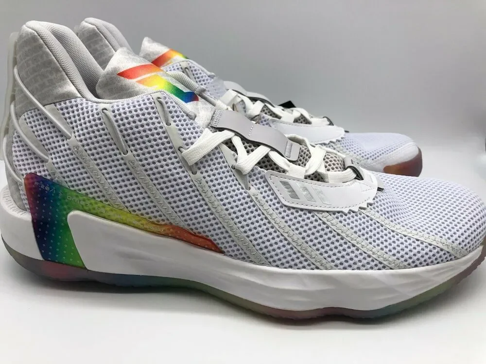 adidas Men’s Dame 7 Never Follow 2021 Damian Lillard Basketball Shoes Size 14.5